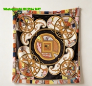 Hermès Vintage Carriage Print Flannel Throw Blanket IMG_5242